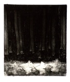 Artist: SHEARER, Mitzi | Title: Variation on a theme | Date: 1978 | Technique: etching, printed in black ink, from one  plate