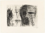 Artist: b'Cullen, Adam.' | Title: b'Sad song' | Date: 2001 | Technique: b'drypoint, printed in black ink, from one plate'