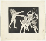 Artist: BOYD, Arthur | Title: Lysistrata addressing the women. Variant of No. 2. | Date: (1970) | Technique: etching and aquatint, printed in black ink, from one plate | Copyright: Reproduced with permission of Bundanon Trust