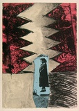 Artist: b'Milojevic, Milan.' | Title: b'Absorption/Assimilation Series - No.4' | Date: 1986-87 | Technique: b'lithograph, printed in black ink, from one stone [or plate]' | Copyright: b'\xc2\xa9 Milan Milojevic'