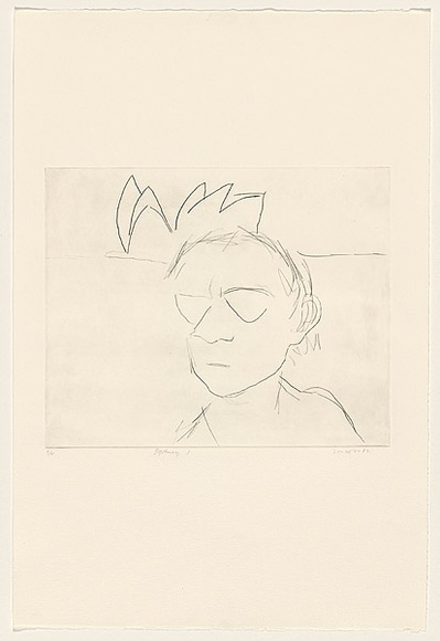 Title: b'Sydney 3' | Date: 1982 | Technique: b'drypoint, printed in black ink, from one perspex plate'