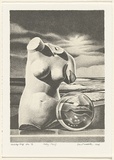 Artist: Wadelton, David. | Title: History (torso) | Date: 1998, May | Technique: lithograph, printed in black ink, from one stone with cream tint