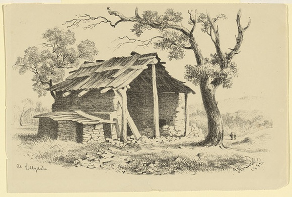 Artist: b'Parsons, Elizabeth.' | Title: b'At Lilydale' | Date: 1882 | Technique: b'lithograph, printed in black ink, from one stone' Artist: b'Parsons, Elizabeth.' | Title: b'At Lilydale' | Date: 1882 | Technique: b'lithograph, printed in black ink, from one stone'