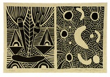 Artist: TUNGUTALUM, Bede | Title: Purrukupali | Date: 1988 | Technique: linocut, printed in black ink, from one block