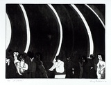 Artist: BALDESSIN, George | Title: The tunnel. | Date: 1966 | Technique: etching and aquatint, printed in black ink, from one plate