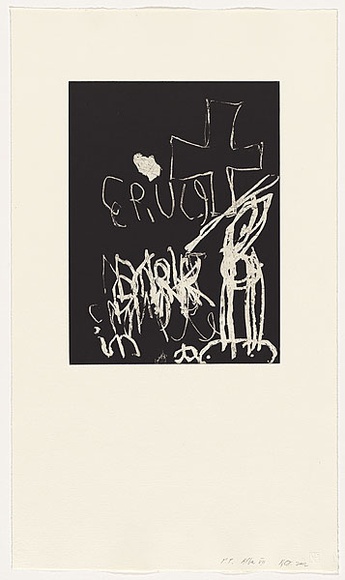 Artist: b'Tomescu, Aida.' | Title: b'Alba VII' | Date: 2002 | Technique: b'aquatint, printed in black ink, from one copper plate' | Copyright: b'\xc2\xa9 Aida Tomescu. Licensed by VISCOPY, Australia.' Artist: b'Tomescu, Aida.' | Title: b'Alba VII' | Date: 2002 | Technique: b'aquatint, printed in black ink, from one copper plate' | Copyright: b'\xc2\xa9 Aida Tomescu. Licensed by VISCOPY, Australia.'