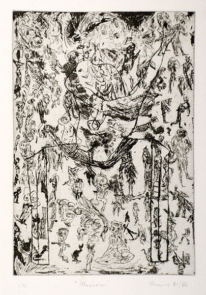 Artist: b'Shearer, Mitzi.' | Title: b'Illusion' | Date: 1981-86