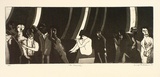 Artist: BALDESSIN, George | Title: The tunnel. | Date: 1966 | Technique: etching and aquatint, printed in black ink, from one plate