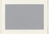 Title: not titled [grey] | Date: 2004 | Technique: screenprint, printed in acrylic paint, from one stencil