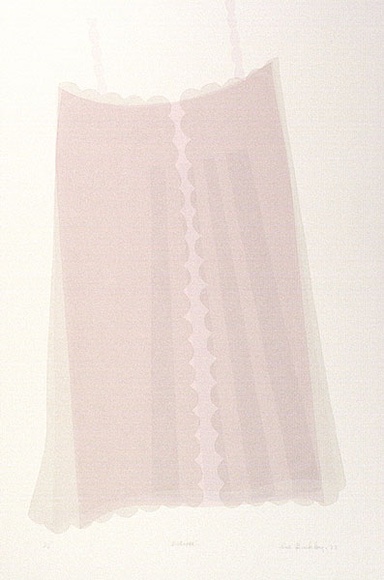 Artist: b'Buckley, Sue.' | Title: b'Desiree.' | Date: 1977 | Technique: b'screenprint, printed in colour, from multiple stencils' | Copyright: b'This work appears on screen courtesy of Sue Buckley and her sister Jean Hanrahan' Artist: b'Buckley, Sue.' | Title: b'Desiree.' | Date: 1977 | Technique: b'screenprint, printed in colour, from multiple stencils' | Copyright: b'This work appears on screen courtesy of Sue Buckley and her sister Jean Hanrahan'