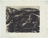 Artist: MADDOCK, Bea | Title: Moor landscape | Date: May 1961 | Technique: etching and aquatint, printed in black ink, from one plate