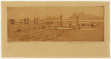 Artist: b'Traill, Jessie.' | Title: b'Mirage' | Date: 1928 | Technique: b'aquatint and etching, printed in brown ink with plate-tone, from one plate'