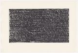 Artist: LOANE, John | Title: Honestly, my head is completely full of cobwebs [4] | Date: 2002 | Technique: etching, printed in black and brown ink, from two copper plates