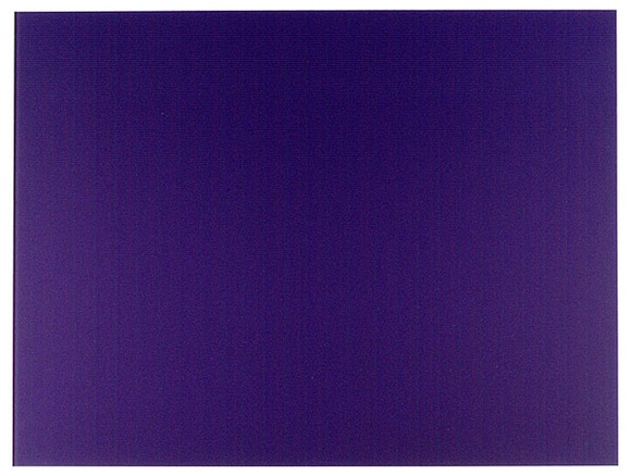 Artist: b'Donaldson, A.D.S.' | Title: b'The purples.' | Date: 1992 | Technique: b'screenprint, printed in purple ink, from one stencil'