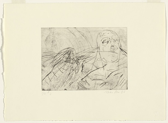 Artist: b'PARR, Mike' | Title: b'River of the Gaze 2' | Date: 1989 | Technique: b'drypoint, printed in black ink, from one copper plate' Artist: b'PARR, Mike' | Title: b'River of the Gaze 2' | Date: 1989 | Technique: b'drypoint, printed in black ink, from one copper plate'