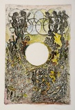 Artist: b'Shearer, Mitzi.' | Title: b'not titled' | Technique: b'etching, printed in black ink, from one  plate, hand-coloured various coloured watercolours'