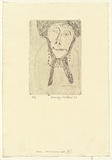 Artist: WALKER, Murray | Title: Mrs Wynchcombe (a) | Date: 1965 | Technique: etching, printed in black ink, from one plate