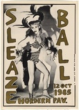 Artist: McDiarmid, David. | Title: Sleaze Ball, Hordern Pavilion | Date: 1985 | Technique: screenprint, printed in colour, from multiple stencils