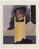 Artist: Senbergs, Jan. | Title: Observatory I. | Date: 1968 | Technique: screenprint, printed in colour, from multiple stencils | Copyright: © Jan Senbergs. Licensed by VISCOPY, Australia