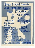 Artist: HOWSON, Mark | Title: Roar Studios presents The lone dog ball | Date: (1983) | Technique: screenprint, printed in colour, from two stencils