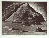 Artist: Jones, Tim. | Title: A place I know | Date: 1994 | Technique: etching, printed in black ink, from one plate