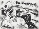 Artist: Fogwell, Dianne. | Title: The dinner party. | Date: 1989 | Technique: lithograph, printed in black ink, from one stone