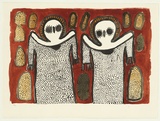 Title: b'Untitled #6.' | Date: 2000 | Technique: b'lithograph, printed in colour, from three aluminium plates'