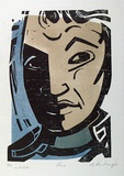 Artist: Armstrong, Ian. | Title: Thore. | Date: 1977 | Technique: woodcut, printed in colour, from three blocks