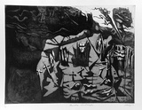 Artist: Looby, Keith. | Title: Eureka landscape | Date: 1977 | Technique: etching and aquatint, printed in black ink, from one plate | Copyright: © Keith Looby