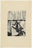 Artist: Johnson, Tim. | Title: not titled | Date: 1976 | Technique: woodcut, printed in black ink, from one block | Copyright: © Tim Johnson