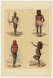 Artist: Angas, George French. | Title: Portraits of the aboriginal inhabitants [5]. | Date: 1846-47 | Technique: lithograph, printed in colour, from multiple stones; varnish highlights by brush