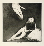 Artist: BALDESSIN, George | Title: The dream. | Date: 1965 | Technique: etching and aquatint, printed in black ink, from one plate