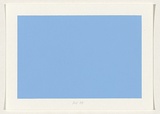 Artist: Wiebke, Karl. | Title: not titled [light blue] | Date: 2004 | Technique: screenprint, printed in acrylic paint, from one stencil