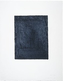 Artist: Mitelman, Allan. | Title: not titled [black] | Date: 1992, 17 August-18 September | Technique: lithograph, printed in colour, from two plates | Copyright: © Allan Mitelman