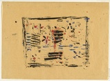 Artist: Nolan, Sidney. | Title: Abstract | Date: c.1939 | Technique: monotype