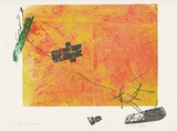 Artist: MEYER, Bill | Title: Earth piece tracking | Date: 1980 | Technique: screenprint, printed in four colours, from three screens (direct handcut and indirect photo) | Copyright: © Bill Meyer