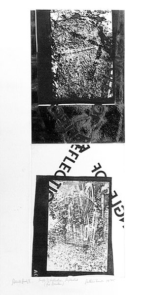 Artist: b'WICKS, Arthur' | Title: b'Angle of reflection reflected (for Newton)' | Date: 1975 | Technique: b'photo-etching, printed in black ink, from one plate'