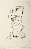 Artist: Hodgkinson, Frank. | Title: Le petit dejeuner | Date: 1954 | Technique: drypoint