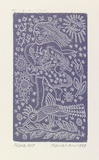 Artist: HANRAHAN, Barbara | Title: Flora | Date: 1989 | Technique: relief-etching, printed in black ink, from one plate