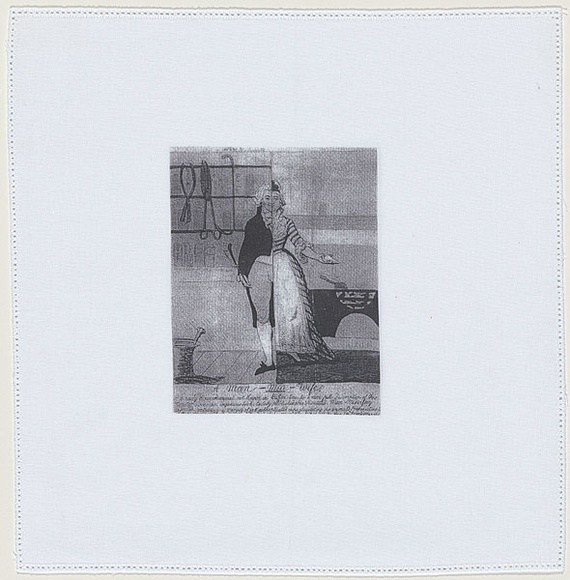 Artist: b'Lohse, Kate.' | Title: b'not titled' | Date: 2003 | Technique: b'screenprint, printed in black ink, from one screen'