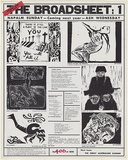 Artist: b'Broadsheet Publishers.' | Title: b'The Broadsheet 1: Napalm Sunday.' | Date: 1967 | Technique: b'relief, printed in black ink, each from one block'