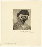 Artist: WALKER, Murray | Title: Monsieur Prevost (b) | Date: 1965 | Technique: etching and aquatint, printed in black ink, from one plate