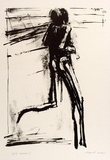 Artist: ROSE, David | Title: Runner 1 | Date: 1966 | Technique: lithograph, printed in black ink, from one stone