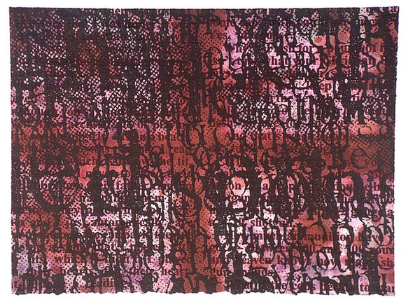 Artist: b'Thirkell, Paul.' | Title: b'Media siege' | Date: 1993 | Technique: b'screenprint, printed in colour, from two photo-stencils' Artist: b'Thirkell, Paul.' | Title: b'Media siege' | Date: 1993 | Technique: b'screenprint, printed in colour, from two photo-stencils'