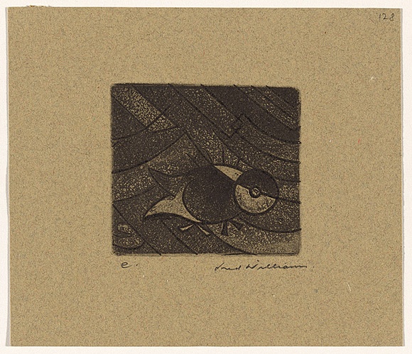 Artist: b'WILLIAMS, Fred' | Title: b'Little fish' | Date: 1961 | Technique: b'etching, aquatint and engraving, printed in black ink, from one copper plate' | Copyright: b'\xc2\xa9 Fred Williams Estate' Artist: b'WILLIAMS, Fred' | Title: b'Little fish' | Date: 1961 | Technique: b'etching, aquatint and engraving, printed in black ink, from one copper plate' | Copyright: b'\xc2\xa9 Fred Williams Estate'