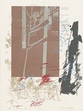 Artist: b'MEYER, Bill' | Title: b'Supportative view' | Date: 1981 | Technique: b'screenprint, printed in six colours, from five screens (indirect photo screens half-tones and open blockout)' | Copyright: b'\xc2\xa9 Bill Meyer'