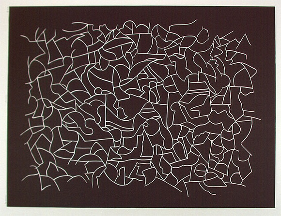 Artist: b'Marshall, John.' | Title: b'Roadways' | Date: 1994 | Technique: b'linocut, printed in black ink, from one block' Artist: b'Marshall, John.' | Title: b'Roadways' | Date: 1994 | Technique: b'linocut, printed in black ink, from one block'