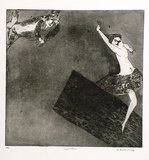 Artist: BALDESSIN, George | Title: Gyration. | Date: 1964 | Technique: etching and aquatint, printed in black ink, from one plate