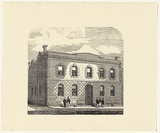 Artist: Grosse, Frederick. | Title: not titled [Melbourne warehouse] | Date: c.1875 | Technique: wood-engraving, printed in black ink, from one block