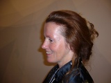 Artist: b'Butler, Roger' | Title: b'Portrait of Jan Hogan, Australian printmaker, Australian Print Symposium, Canberra, 20077.' | Date: 2007